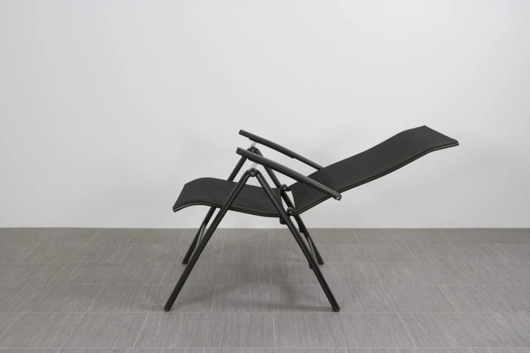 Kettler Legato/Edge verstelbare aluminium tuinset voor 4 personen 160x95 cm. - Antraciet