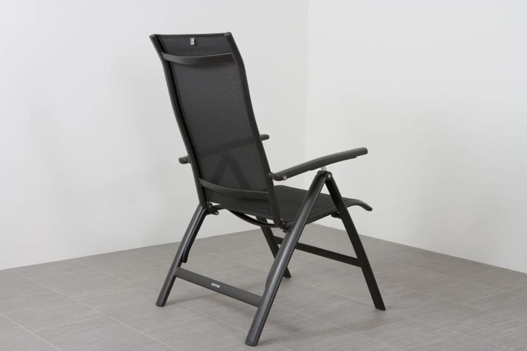 Kettler Legato/Edge verstelbare aluminium tuinset voor 4 personen 160x95 cm. - Antraciet