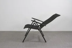 Kettler Legato/Edge verstelbare aluminium tuinset voor 4 personen 160x95 cm. - Antraciet