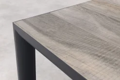 Kings aluminium tuintafel 220x100 cm. - Antraciet
