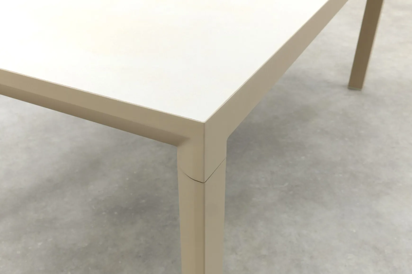 Kings aluminium tuintafel 180x100 cm. - Latte