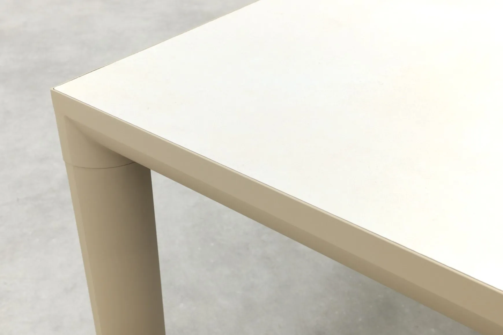 Kings aluminium tuintafel 180x100 cm. - Latte