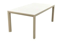Kings aluminium tuintafel 180x100 cm. - Latte