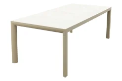 Kings aluminium tuintafel 220x100 cm. - Latte
