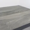 Kings tuintafel 100x100 cm. - Antraciet/Houtlook