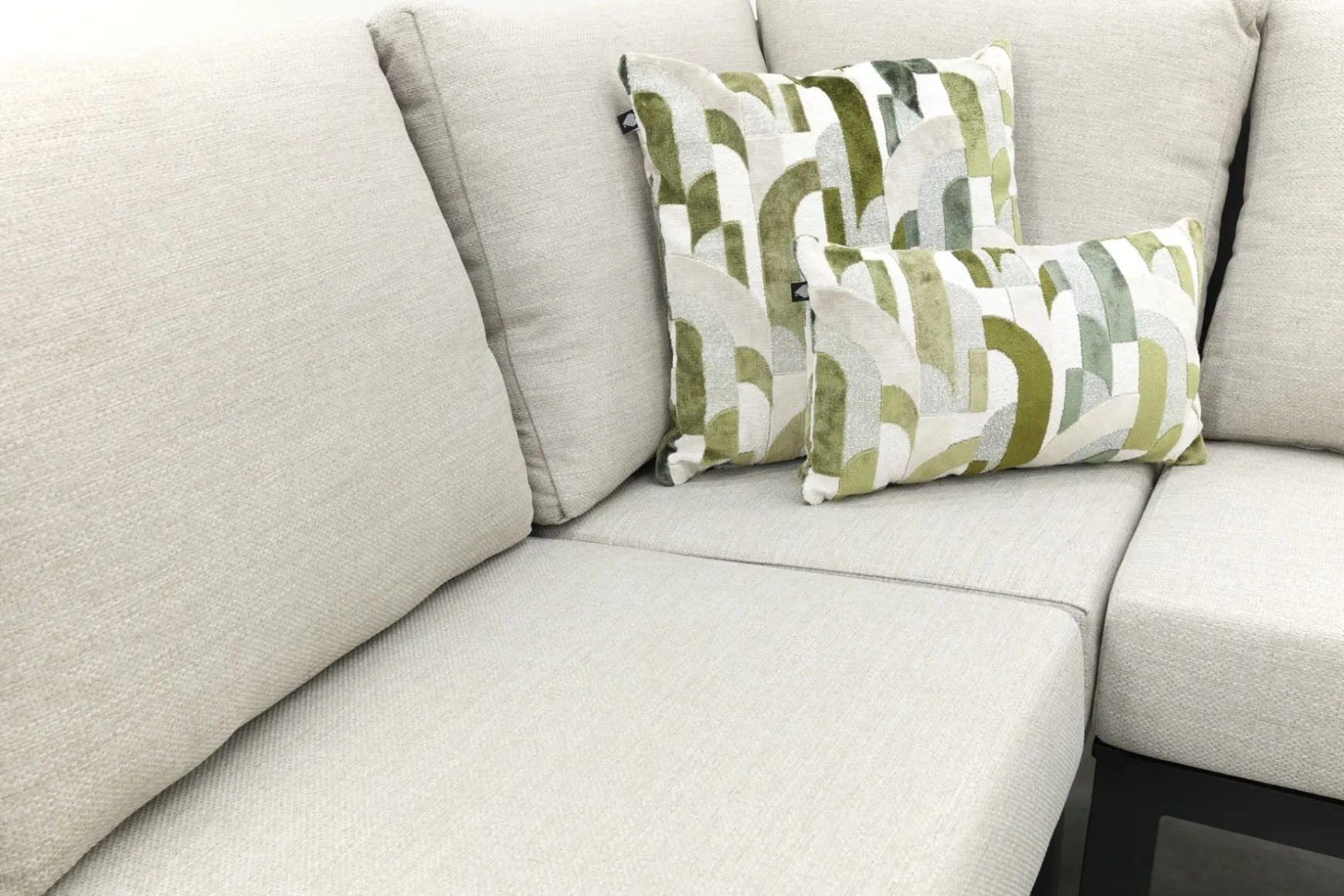 Lagos/Darwin lounge dining set - antraciet - links & rechts