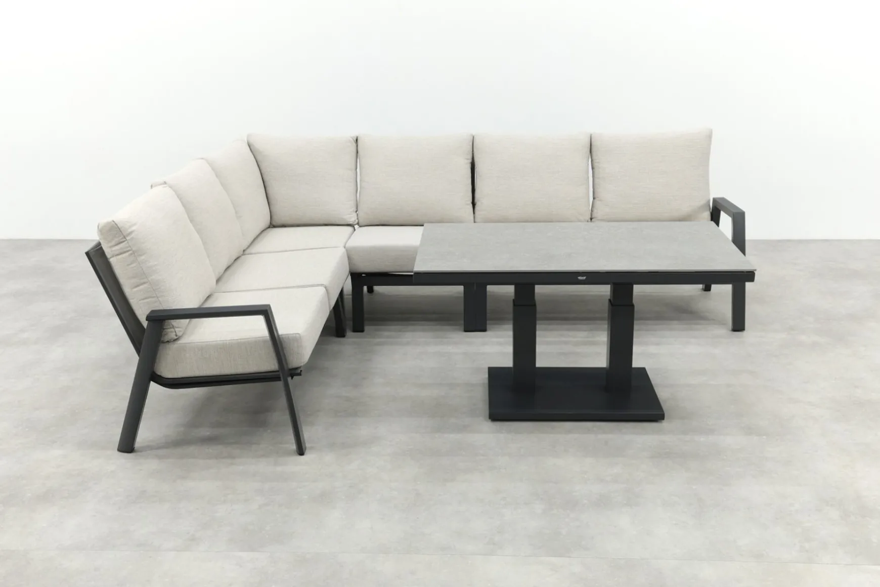 Lagos/Milford loungeset - met verstelbare tafel - links & rechts