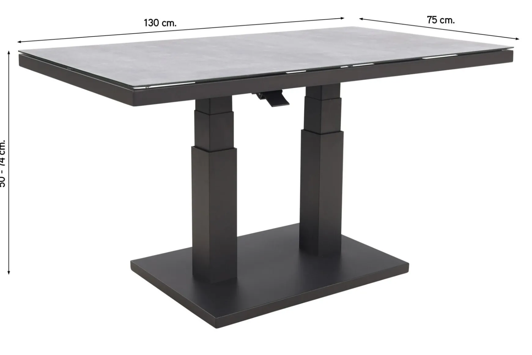 Lagos/Milford loungeset - met verstelbare tafel - links & rechts