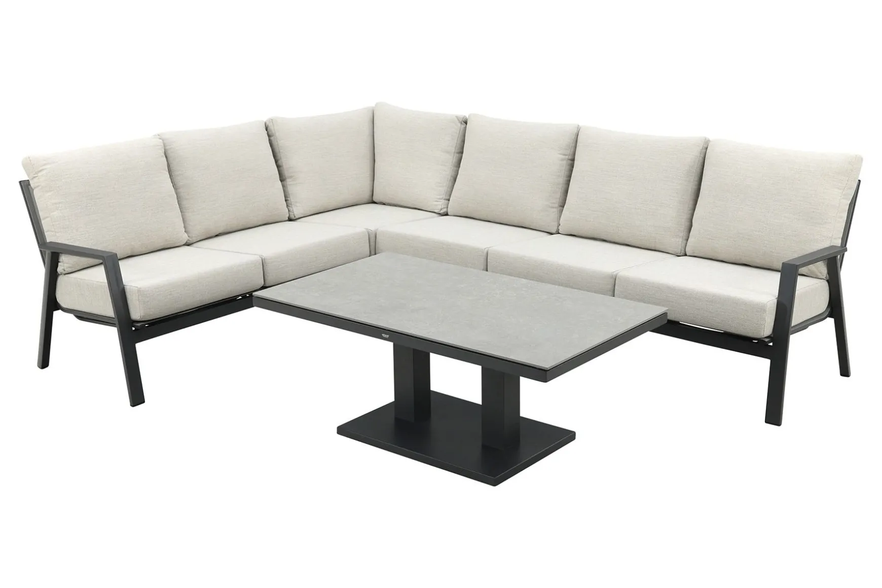 Lagos/Milford loungeset - met verstelbare tafel - links & rechts