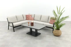 Lagos/Milford loungeset - met verstelbare tafel - links & rechts