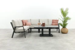 Lagos/Milford loungeset - met verstelbare tafel - links & rechts