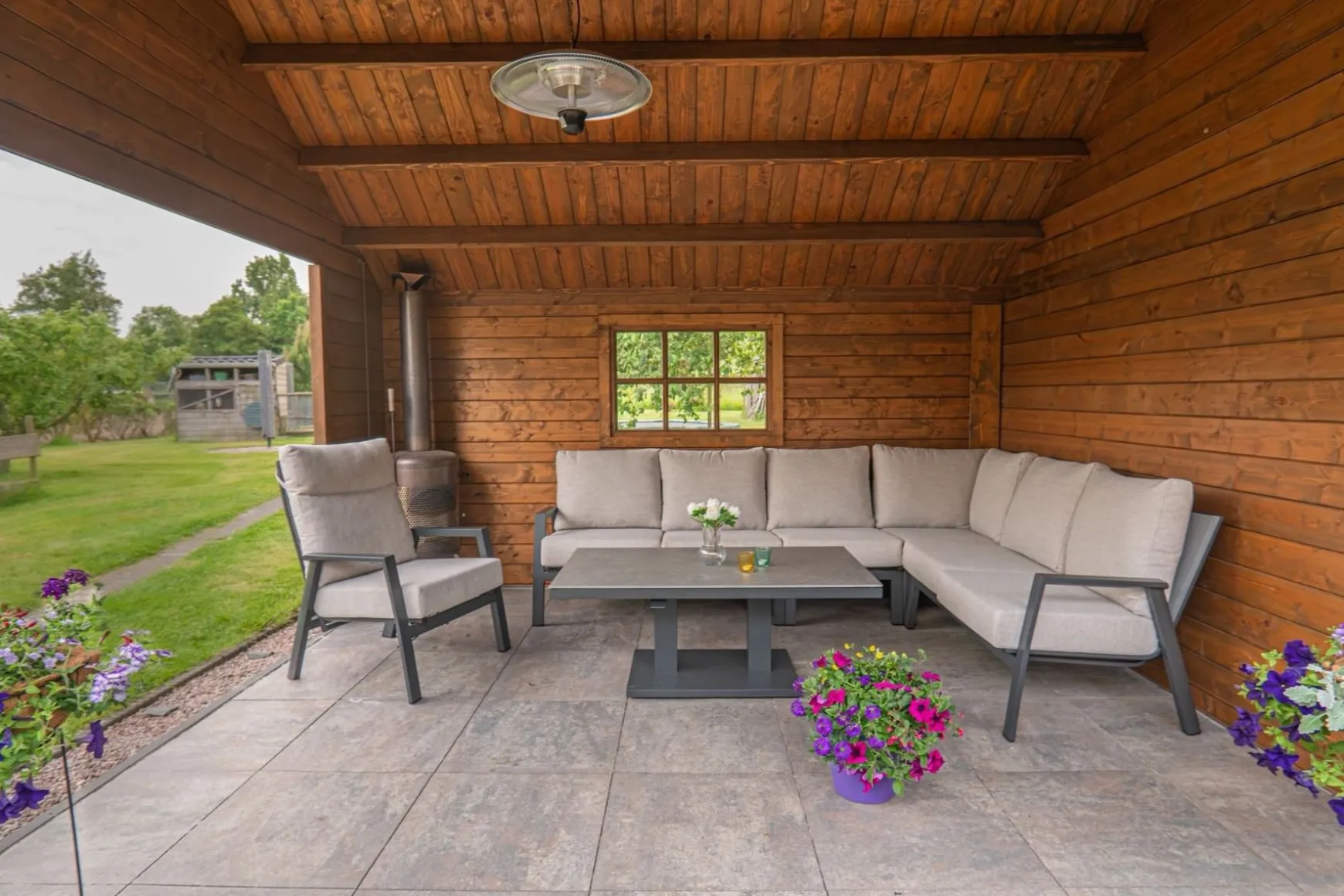 Lagos/Milford loungeset - met verstelbare tafel - links & rechts