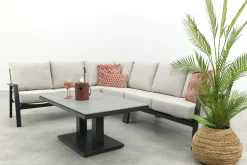 Lagos/Milford loungeset - met verstelbare tafel - links & rechts