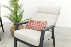Lagos/Milford stoel-bank loungeset 4-delig verstelbaar