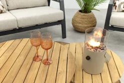 Lagos/Mindo stoel-bank loungeset 5-delig verstelbaar - Antraciet