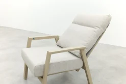 Lagos verstelbare loungestoel - Latte
