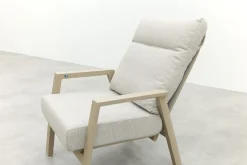 Lagos verstelbare loungestoel - Latte