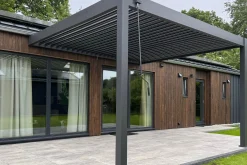 Lamellen overkapping wandmodel - 3,6x4 m. - Aluminium - Antraciet - Advance