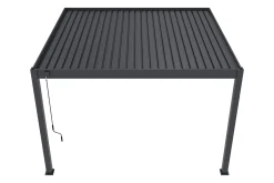 Lamellen overkapping wandmodel - 3,6x4 m. - Aluminium - Antraciet - Advance
