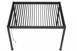 Lamellen overkapping - 4x3 m. - Aluminium - Antraciet - Move