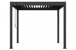 Lamellen overkapping - 3x3 m. - Aluminium - Antraciet - Move