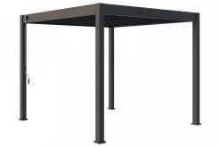 Lamellen overkapping - 3x3 m. - Aluminium - Antraciet - Move