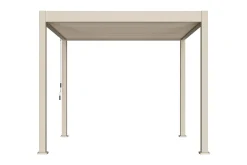 Lamellen overkapping - 3x3 m. - Aluminium - Zand - Move