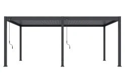 Lamellen overkapping - 3,6x6 m. - Aluminium - Antraciet - Advance