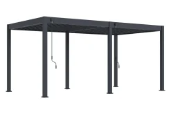 Lamellen overkapping - 5,3x3 m. - Aluminium - Antraciet - Move