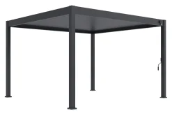 Lamellen overkapping - 3,6x4 m. - Aluminium - Antraciet - Advance