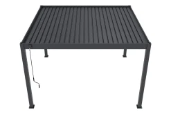 Lamellen overkapping - 3,6x4 m. - Aluminium - Antraciet - Advance