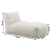 Laui Lounge zitzak Boho Longchair - Beige