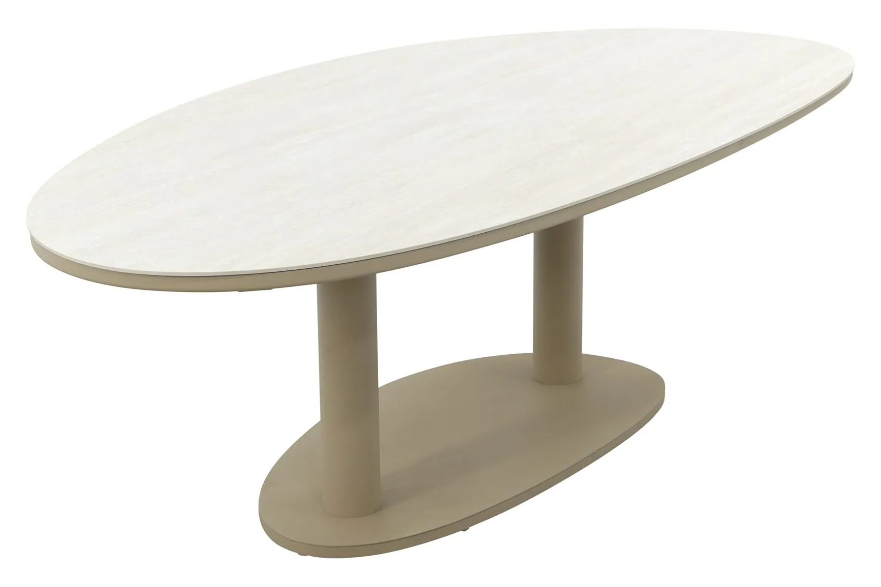 Lecce organische tuintafel 240x120 cm. - Latte