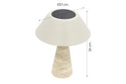 LED Spark Cone Cap solar tafellamp voor buiten - Small