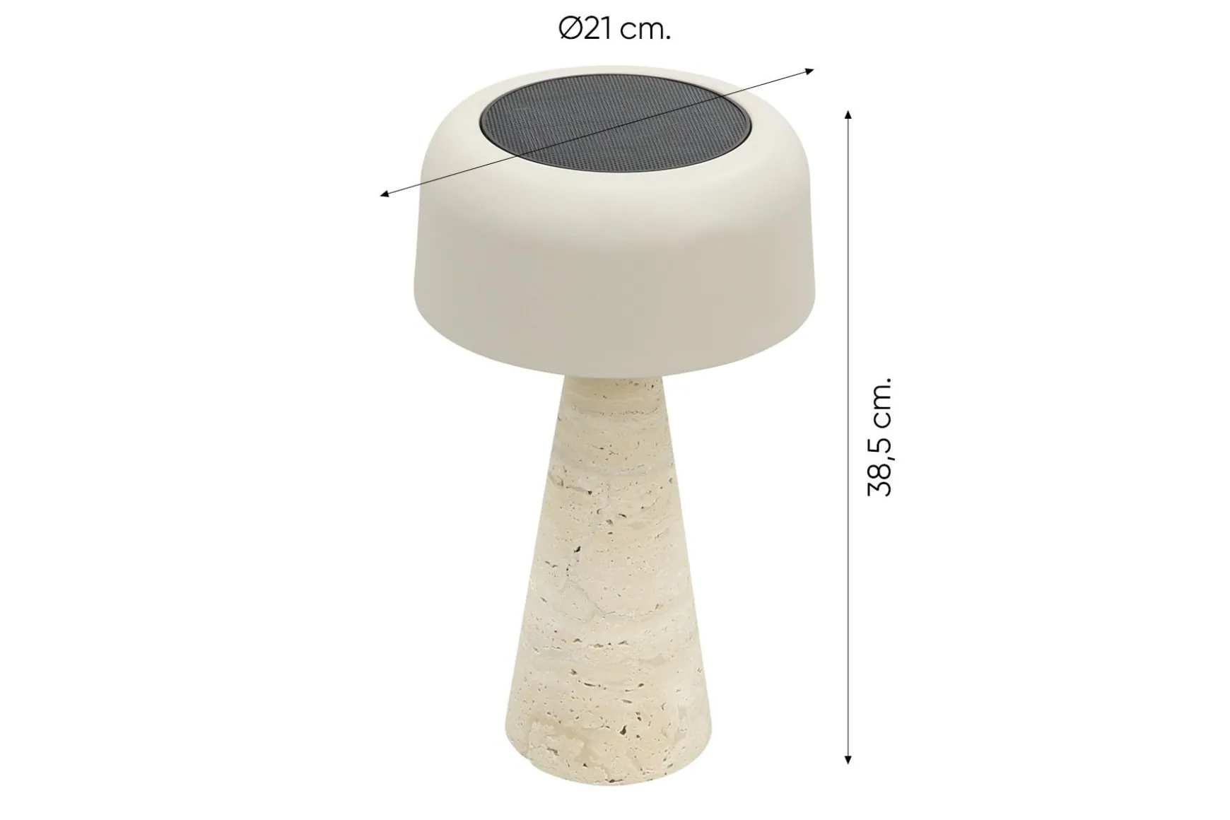 LED Spark Cone solar tafellamp voor buiten - Large