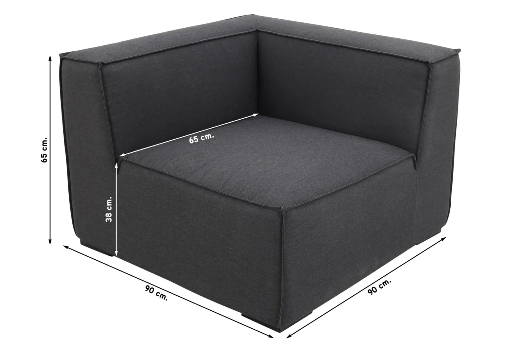 Liberty Sunbrella loungeset - Sooty - 2-delig OP=OP