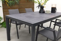 Lima/Baltimor 180 cm. stapelbare tuinset - 5-delig