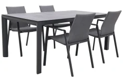 Lima/Baltimor 180 cm. stapelbare tuinset - 5-delig