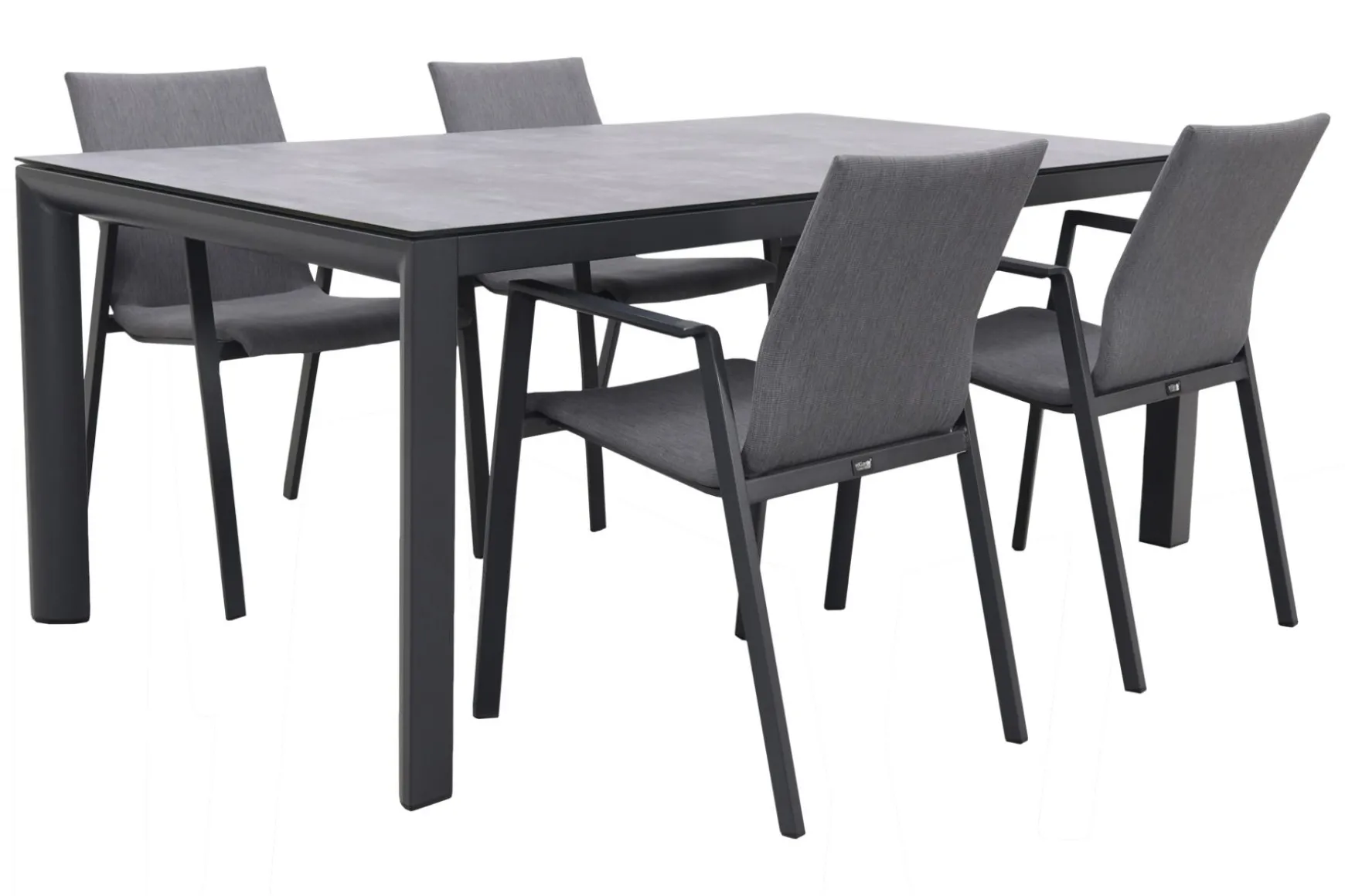 Lima/Baltimor 180 cm. stapelbare tuinset - 5-delig