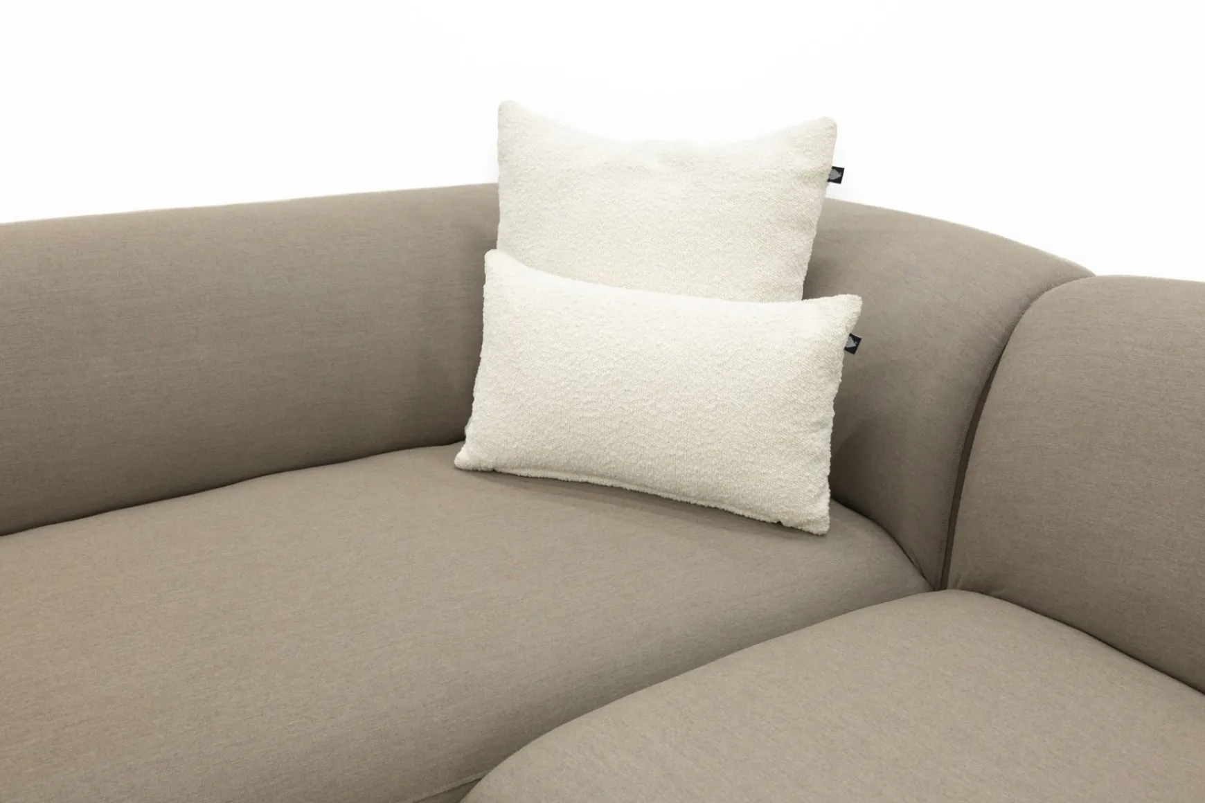 Lissabon/Mindo Sunbrella (Sit&Heat) verwarmde loungeset - Taupe/Teak