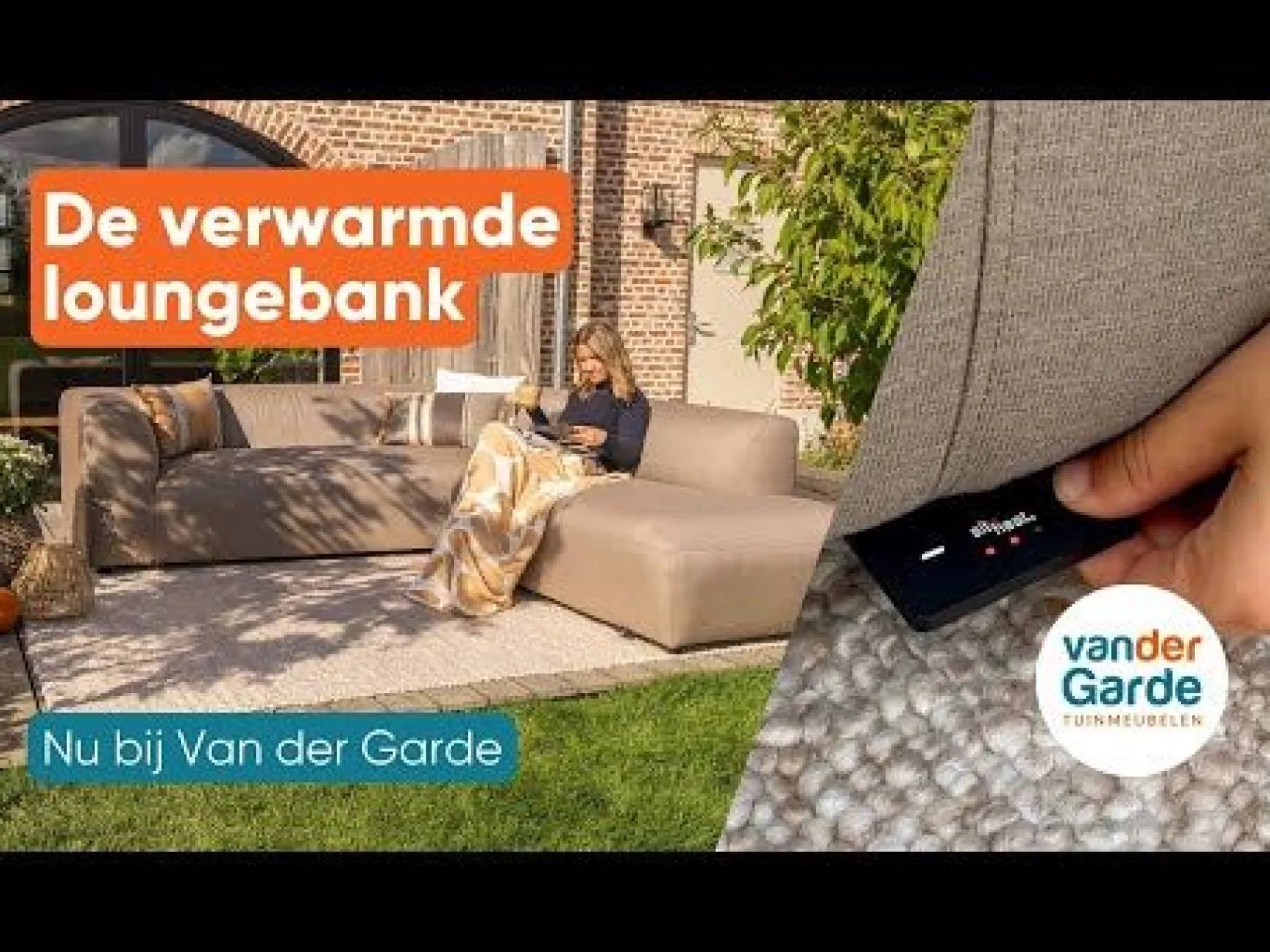 Lissabon Sunbrella (Sit & Heat) verwarmde hoekbank - Taupe
