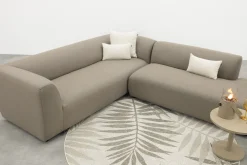 Lissabon Sunbrella (Sit & Heat) verwarmde hoekbank - Taupe