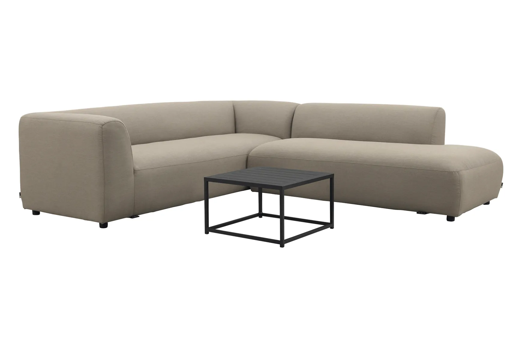 Lissabon/Toronto Sunbrella (Sit&Heat) verwarmde loungeset - Taupe