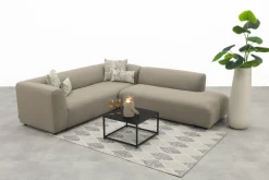Lissabon/Toronto Sunbrella (Sit&Heat) verwarmde loungeset - Taupe
