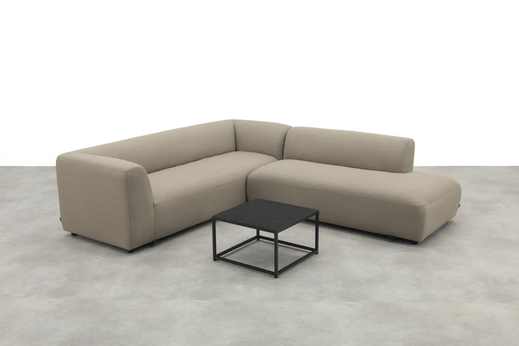 Lissabon/Toronto Sunbrella (Sit&Heat) verwarmde loungeset - Taupe