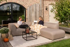 Lissabon/Toronto Sunbrella (Sit&Heat) verwarmde loungeset - Taupe