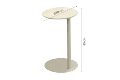 Loom rope loungeset met teak detail - Mokka