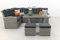 Lounge/diningset San Marino - Paloma grijs