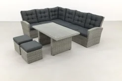 Lounge/diningset San Marino - Paloma grijs