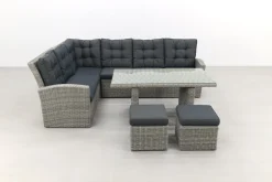 Lounge/diningset San Marino - Paloma grijs